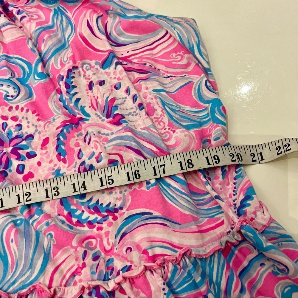 Lilly Pulitzer Neon Don’t Be Jelly Evalyn Swing Dress in Prosecco Pink - Picture 7 of 11